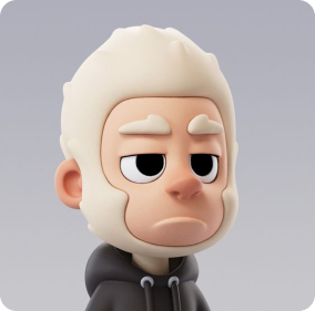 CuteApe White  